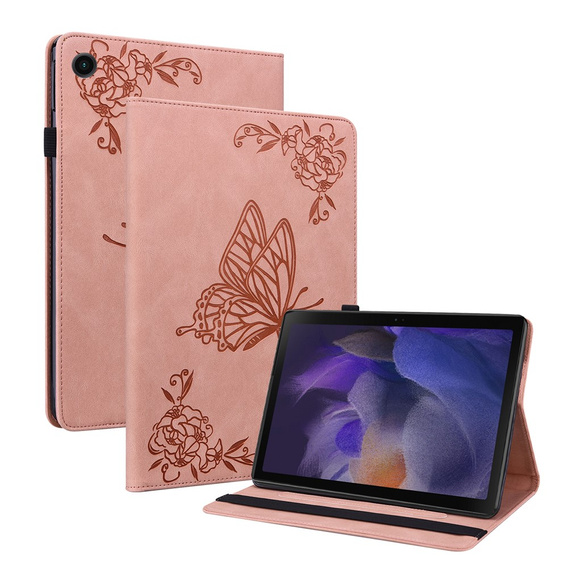 Etui do Samsung Galaxy Tab A11+, Butterfly, różowe
