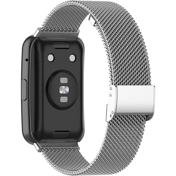 Bransoleta Milanese do Huawei Watch Fit, Srebrna