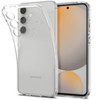 Etui Spigen do Galaxy S24 FE, Liquid Crystal, przezroczyste + Szkło Hartowane 9H