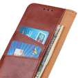 Skórzane Etui Wallet do Samsung Galaxy A50/A50S/A30S, brązowe