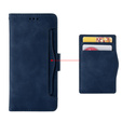 Etui z klapką do Motorola Moto G56 5G, Card Slot, granatowe