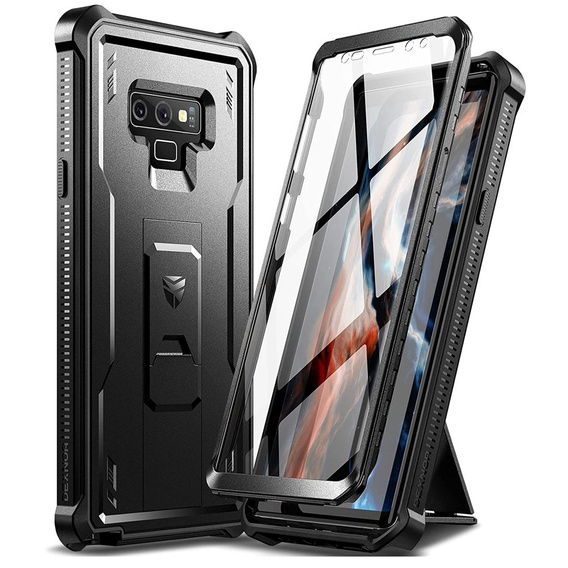 Etui pancerne do Samsung Galaxy Note 9, Dexnor Full Body, czarne