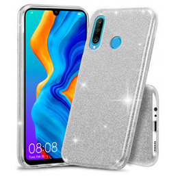 Etui Glitter Case do Huawei P30 Lite, Silver