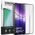 2x Szkło Hartowane do Oppo A5 Pro 5G, ERBORD 3D pełne, szybka na cały ekran
