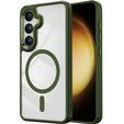 Etui do MagSafe do Samsung Galaxy S24, Hybrid Case, zielone