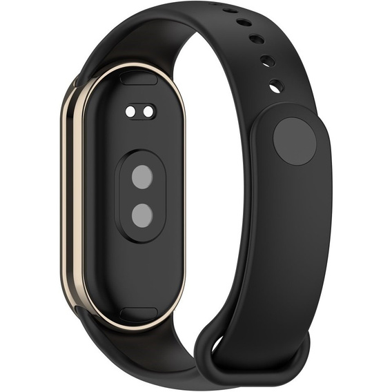 Pasek Silikonowy do Xiaomi Smart Band 10 / 9 / 8, Czarny