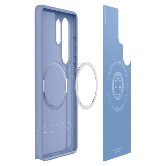 Etui Spigen Parallax Mag do Samsung Galaxy S25 Ultra z MagSafe - fioletowe