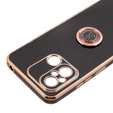 Etui do Xiaomi Redmi 12C, Electro Ring, czarne