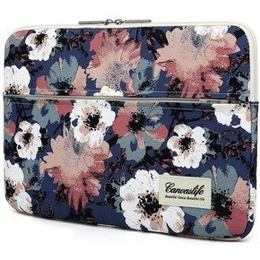 Etui Torba do laptopa 13 cali, do Macbook Air / Pro 13, Niebieskie Kwiaty