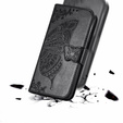 Etui z klapką do Realme 12, Butterfly, czarne