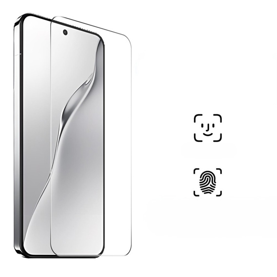 Szkło hartowane 0.18 mm do Xiaomi 15 – cienkie, 9H, z szybkim montażem i obsługą odblokowania twarzą i palcem