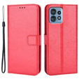 Etui z klapką do Motorola Edge 40 Pro, Wallet, czerwone