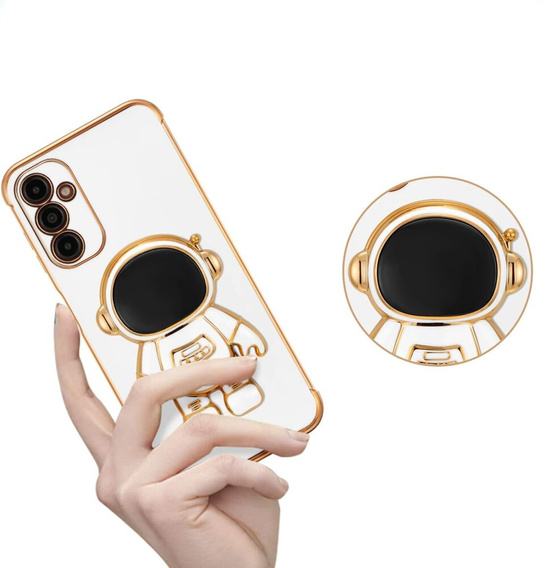 Etui do Samsung Galaxy M15 5G, Astronaut, białe