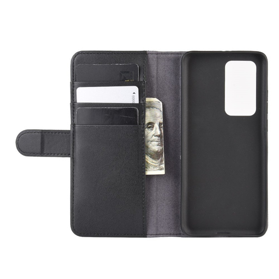 Etui z klapką do Huawei P40, Wallet, czarne