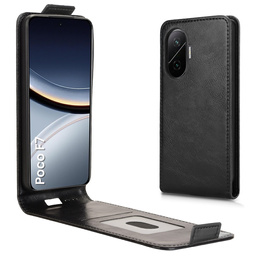 Etui z klapką do Xiaomi Poco F7, Flip, czarne