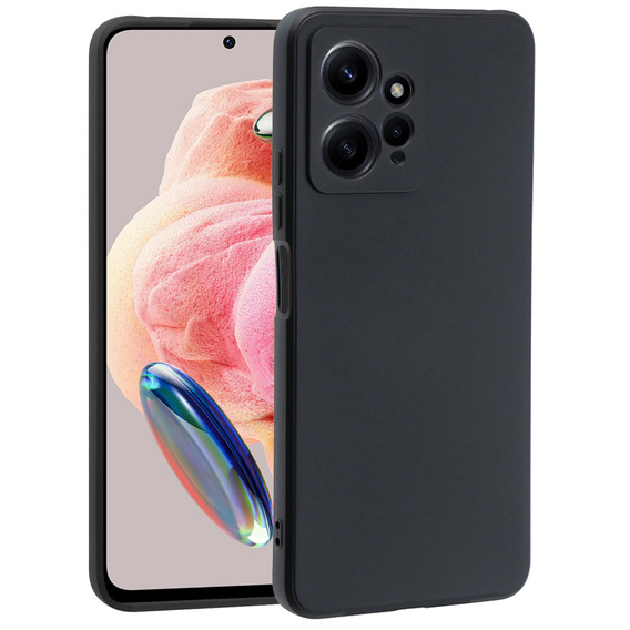 Etui do Xiaomi Redmi Note 12 4G, Silicone Lite, czarne