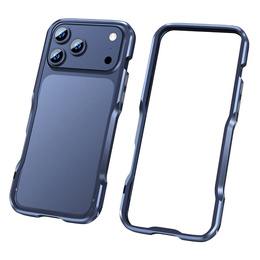 Etui LUPHIE do iPhone 17 Pro, Armor Bumper, niebieskie