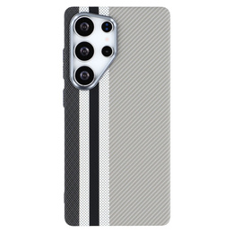 Etui do Samsung Galaxy S25 Ultra, Carbon Fiber MagSafe, szare