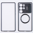 Etui Magnetyczne do Samsung Galaxy S23 Ultra 5G, Aroma Hybrid, czarne 