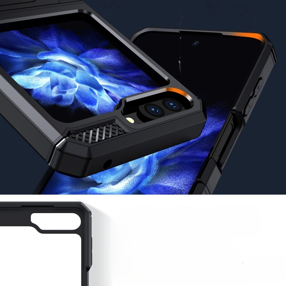 Etui do Samsung Galaxy Z Flip 5 5G, Dual-Layer Armor, czarne