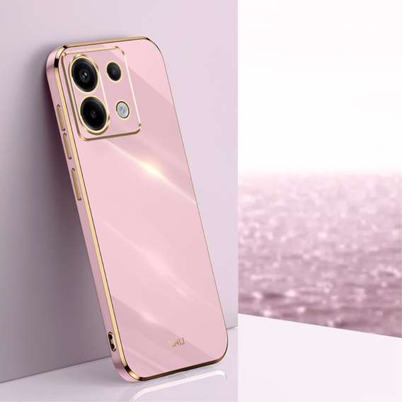 Etui do Xiaomi Redmi Note 13 Pro 5G, Glamour CamShield, fioletowe