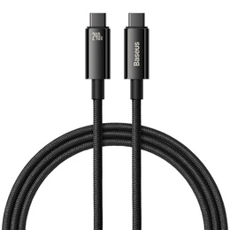 Baseus Tungsten PD kabel USB-C USB-C 1 m 240 W Czarny