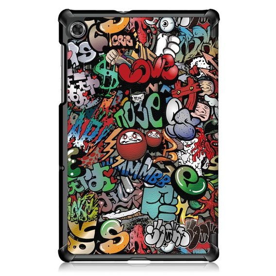 Etui do Lenovo Tab M10 Plus 10.3 TB-X606, Smartcase, Graffiti