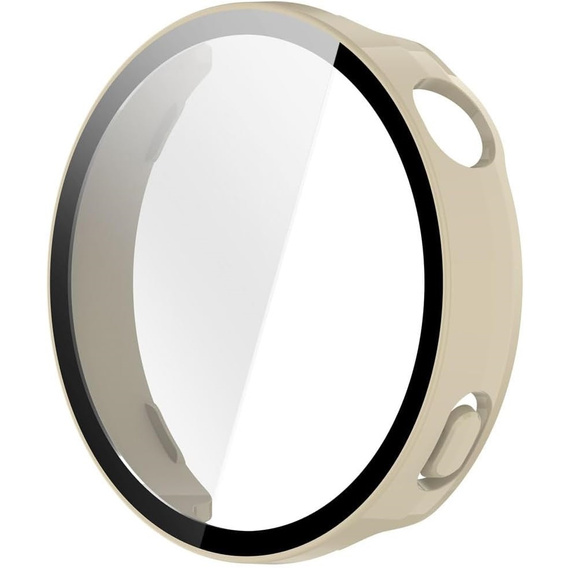 2w1 Etui + Szkło Hartowane do Huawei Watch GT 6 41mm, Beżowe