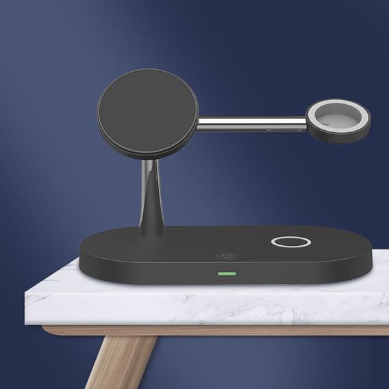 Tech-Protect A14 3in1 Bezprzewodowa ładowarka indukcyjna MagSafe , Black