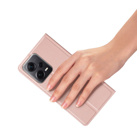 Etui Dux Ducis do Xiaomi Redmi Note 12 Pro+ 5G, Skinpro, różowe rose gold