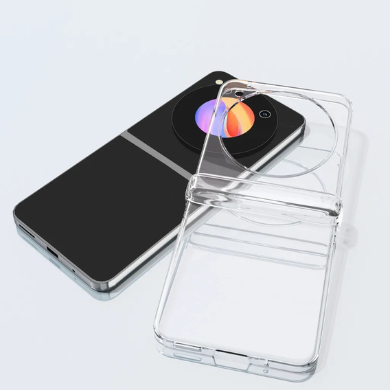 Etui do Nubia Flip 5G, cienkie, przezroczyste