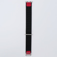 Pasek Nylonowy do Apple Watch 1/2/3/4/5/6/7/8/9/10/11/SE Ultra 1/2/3 42/44/45/46/49mm, Czarny / Czerwony