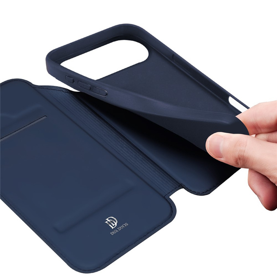 Etui z klapką Dux Ducis do iPhone Air, Skin Pro, granatowe