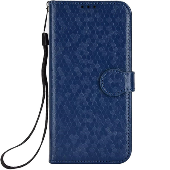 Etui z klapką do Xiaomi Redmi A5, Wallet Rhombus, niebieskie