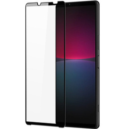 Szkło Hartowane do Sony Xperia 10 V, Dux Ducis pełne na cały ekran z czarną ramką, szybka