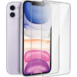 2x Szkło Hartowane do iPhone 11/XR, ERBORD 9H Hard Glass, szybka