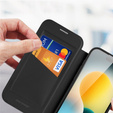 Etui z klapką Dux Ducis do iPhone Air, Skin X Pro, do MagSafe, czarne