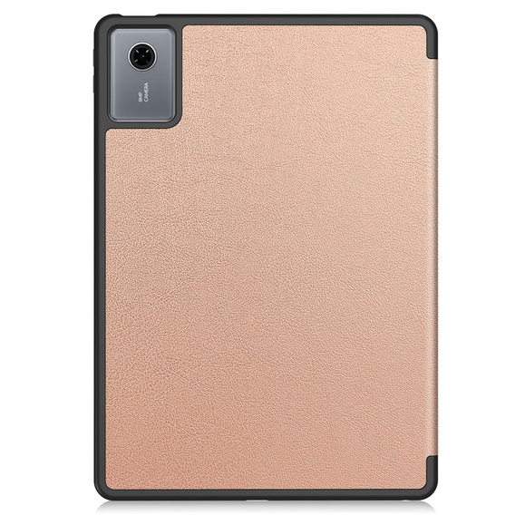 Etui do Lenovo Idea Tab 11" 2025 TB336FU TB336ZU, Smartcase z miejscem na rysik, różowe rose gold