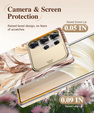 Etui GVIEWIN do Samsung Galaxy S25 Ultra – Topaz/Gold