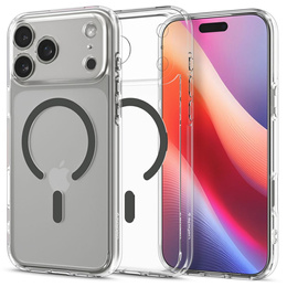 Etui Spigen do iPhone 17 Pro Max, Ultra Hybrid MagSafe, Clear / Graphite