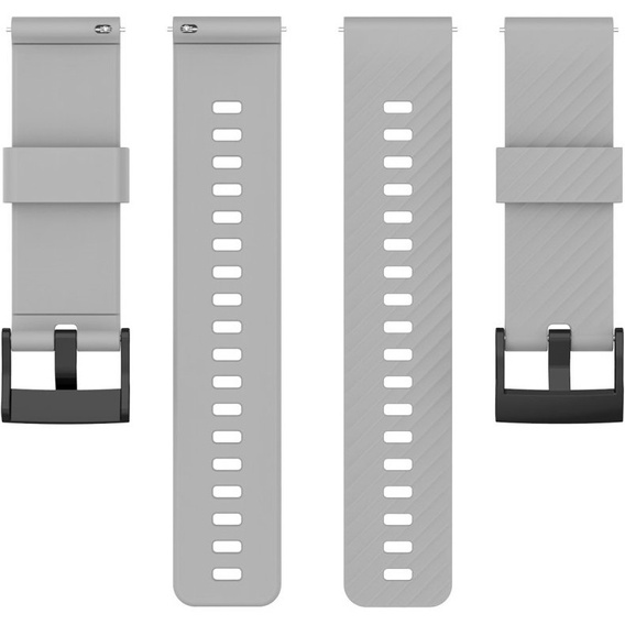 Pasek silikonowy do zegarka Suunto 9, Szary