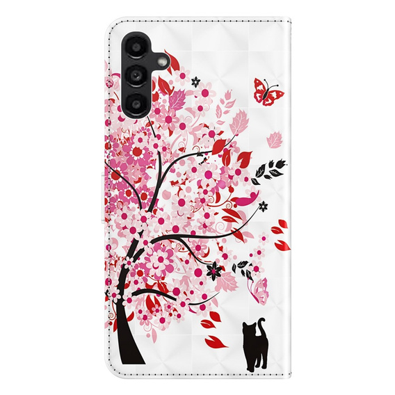 Etui z klapką do Samsung Galaxy A14 4G/5G, Wallet, Cat & Tree