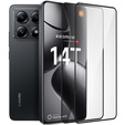 2x Szkło Hartowane do Xiaomi 14T / 14T Pro, ERBORD 3D pełne, szybka na cały ekran