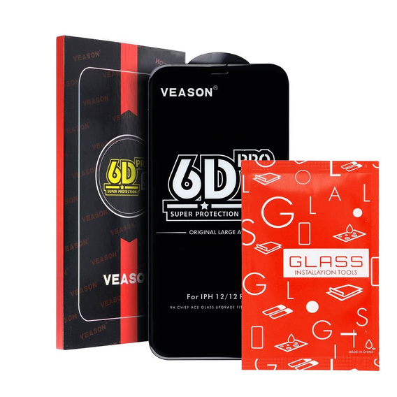 Szkło Hartowane 6D Pro do Samsung Galaxy S25 Ultra, czarne
