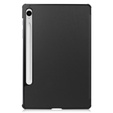 Etui do Samsung Galaxy Tab S10 Lite / S10 FE / S9 FE, Tri-fold, z miejscem na rysik, czarne
