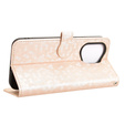 Etui z klapką do Honor 400 5G, Wallet Rhombus, różowe