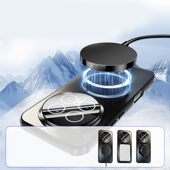 Etui ochronne do Honor Magic 8 Pro, do MagSafe, czarne