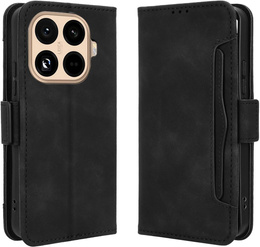 Etui z klapką do Xiaomi 15T Pro, Card Slot, czarne