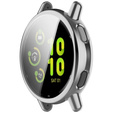 2w1 Etui z Osłoną na ekran do Garmin Vivoactive 5, Srebrne