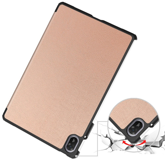 Etui z klapką do Huawei MatePad 11.5 2025, Smartcase, różowe rose gold